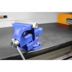 Sealey QAVE100 Vice 100mm Quick Action Swivel Base SG Iron additional 5