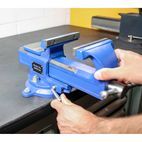 Sealey QAVE125 Vice 125mm Quick Action Swivel Base SG Iron additional 3