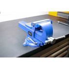 Sealey QAVE125 Vice 125mm Quick Action Swivel Base SG Iron additional 1