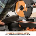 Evolution R185SMS+ 185mm Multi-Material Sliding Mitre Saw 1200W 240V additional 5