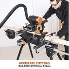 Evolution R255SMS-DB+PRO Mitre Saw + Blade additional 6