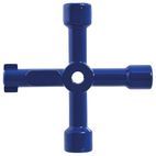 Faithfull 4-Way Services Utility Meter Key additional 3