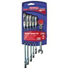 Faithfull Ratchet Combination Spanner Flex Head Set, 6 Piece additional 1