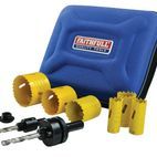 Faithfull Universal Varipitch Holesaw Electrician's Kit, 9 Piece 16-51mm additional 1