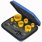 Faithfull Universal Varipitch Holesaw Plumber's Kit, 9 Piece 19-57mm additional 2
