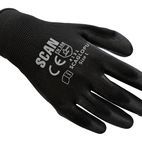 Scan Black PU Coated Gloves additional 5