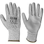Scan Grey PU Coated Cut 3 Gloves additional 1