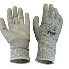 Scan Grey PU Coated Cut 5 Gloves additional 1