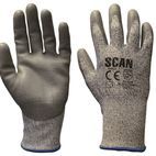 Scan Grey PU Coated Cut 5 Gloves additional 3
