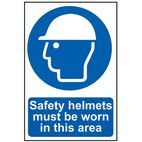 Scan Sign: Safety Helmets Must Be Worn additional 2