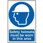 Scan Sign: Safety Helmets Must Be Worn additional 1