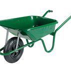 Walsall 90L Green Builder's Wheelbarrow additional 4