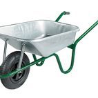 Walsall 90L Green Builder's Wheelbarrow additional 2