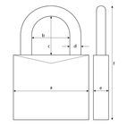 ABUS Mechanical 90RK Series TITALIUM™ Padlock additional 5