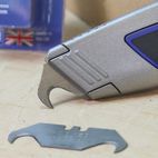 Faithfull Heavy-Duty Hooked Trimming Knife Blades (Pack 10) additional 3