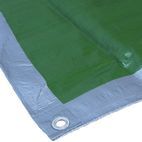 Faithfull Tarpaulin Green/Silver additional 2