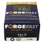 ForgeFix ForgeFast Pozi Compatible Wood Screws, Box additional 52