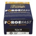 ForgeFix ForgeFast Pozi Compatible Wood Screws, Box additional 35