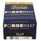 ForgeFix ForgeFast Pozi Compatible Wood Screws, Box additional 8