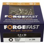 ForgeFix ForgeFast Pozi Compatible Wood Screws, Box additional 46