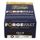 ForgeFix ForgeFast Pozi Compatible Wood Screws, Box additional 48