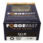 ForgeFix ForgeFast Pozi Compatible Wood Screws, Box additional 45