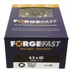 ForgeFix ForgeFast Pozi Compatible Wood Screws, Box additional 32
