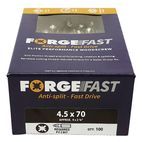ForgeFix ForgeFast Pozi Compatible Wood Screws, Box additional 27
