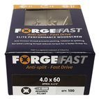 ForgeFix ForgeFast Pozi Compatible Wood Screws, Box additional 14