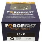 ForgeFix ForgeFast Pozi Compatible Wood Screws, Box additional 37