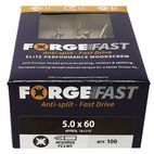 ForgeFix ForgeFast Pozi Compatible Wood Screws, Box additional 18