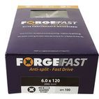 ForgeFix ForgeFast Pozi Compatible Wood Screws, Box additional 10