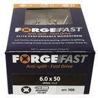 ForgeFix ForgeFast Pozi Compatible Wood Screws, Box additional 4