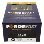 ForgeFix ForgeFast Pozi Compatible Wood Screws, Box additional 29