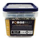 ForgeFix ForgeFast Pozi Compatible Wood Screws, Tub additional 1