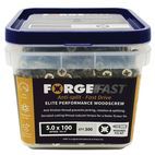 ForgeFix ForgeFast Pozi Compatible Wood Screws, Tub additional 13
