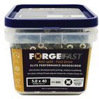 ForgeFix ForgeFast Pozi Compatible Wood Screws, Tub additional 14