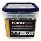 ForgeFix ForgeFast Pozi Compatible Wood Screws, Tub additional 17