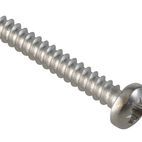 ForgeFix Self-Tapping Screws, Pozi, Pan Head, A2 Stainless Steel additional 6