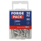 ForgeFix Self-Tapping Screws, Pozi, Pan Head, A2 Stainless Steel additional 33