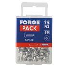 ForgeFix Self-Tapping Screws, Pozi, Pan Head, A2 Stainless Steel additional 28