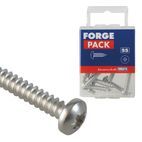 ForgeFix Self-Tapping Screws, Pozi, Pan Head, A2 Stainless Steel additional 45