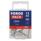ForgeFix Self-Tapping Screws, Pozi, Pan Head, A2 Stainless Steel additional 42