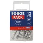 ForgeFix Self-Tapping Screws, Pozi, Pan Head, A2 Stainless Steel additional 34