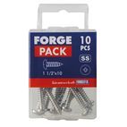 ForgeFix Self-Tapping Screws, Pozi, Pan Head, A2 Stainless Steel additional 26