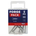ForgeFix Self-Tapping Screws, Pozi, Pan Head, A2 Stainless Steel additional 32