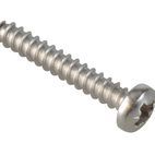 ForgeFix Self-Tapping Screws, Pozi, Pan Head, A2 Stainless Steel additional 10