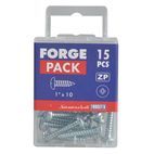 ForgeFix Self-Tapping Screws, Pozi, Pan Head, ZP additional 56