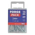 ForgeFix Self-Tapping Screws, Pozi, Pan Head, ZP additional 45