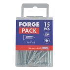 ForgeFix Self-Tapping Screws, Pozi, Pan Head, ZP additional 62